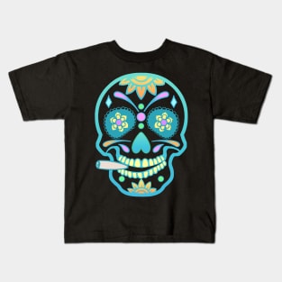 Mexican Skull Dia de los muertos Day of the dead Kids T-Shirt